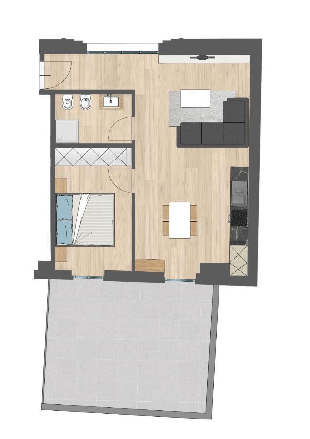 Ah Villaglori Boutique Apartments Brescia Esterno foto