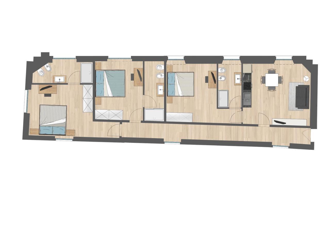 Ah Villaglori Boutique Apartments Brescia Esterno foto